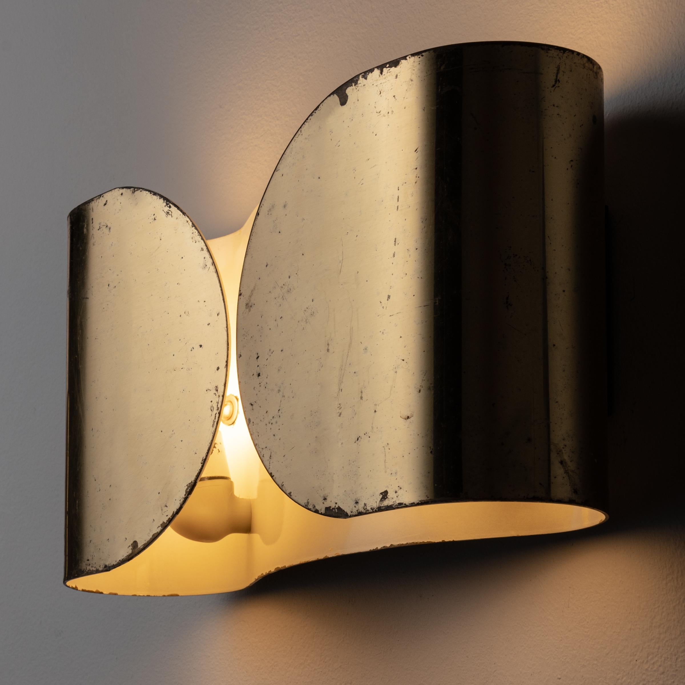 Mid-20th Century Pair of Foglio Sconces by Tobia Scarpa for Flos