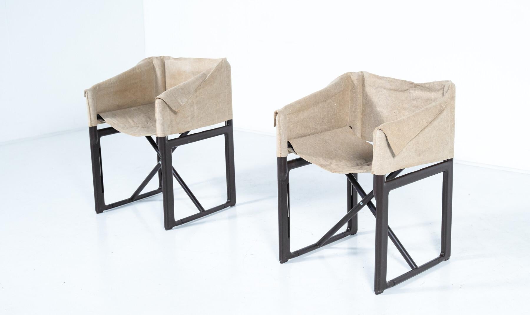 Pair of Foldable Chairs by Masayuki Matsukaze for Kartell, 1979 4