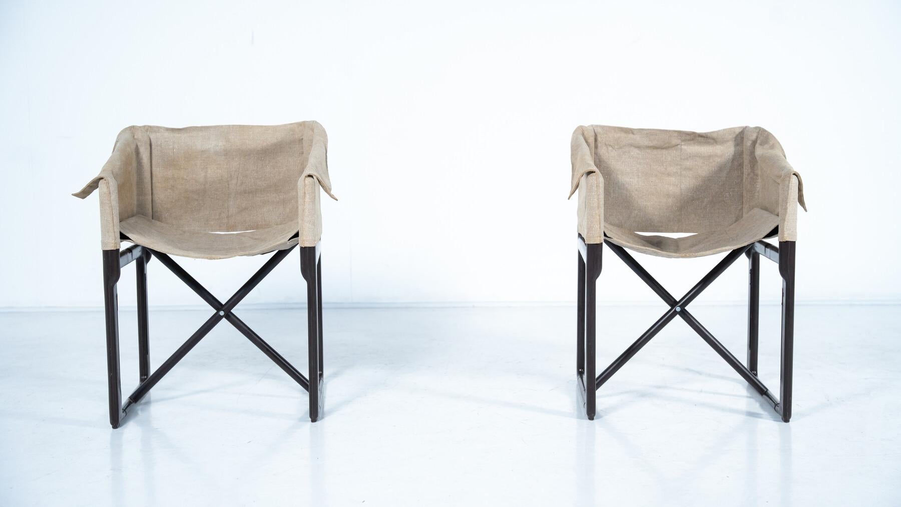 Pair of Foldable Chairs by Masayuki Matsukaze for Kartell, 1979 5