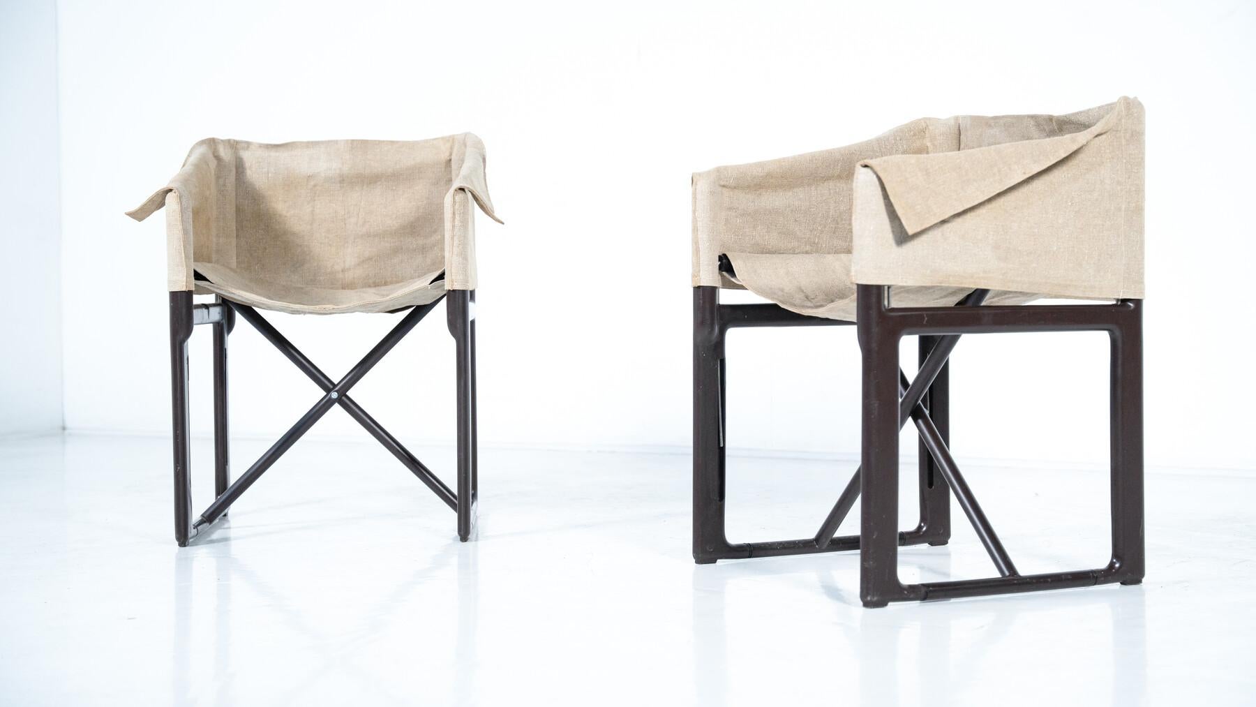 Pair of Foldable Chairs by Masayuki Matsukaze for Kartell, 1979 7