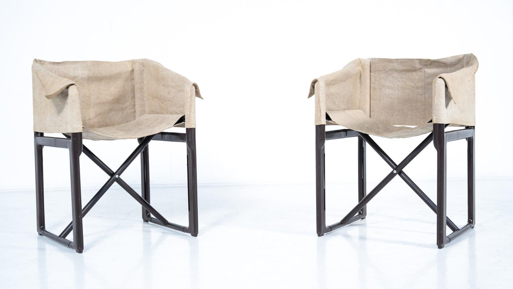 Pair of Foldable Chairs by Masayuki Matsukaze for Kartell, 1979 8