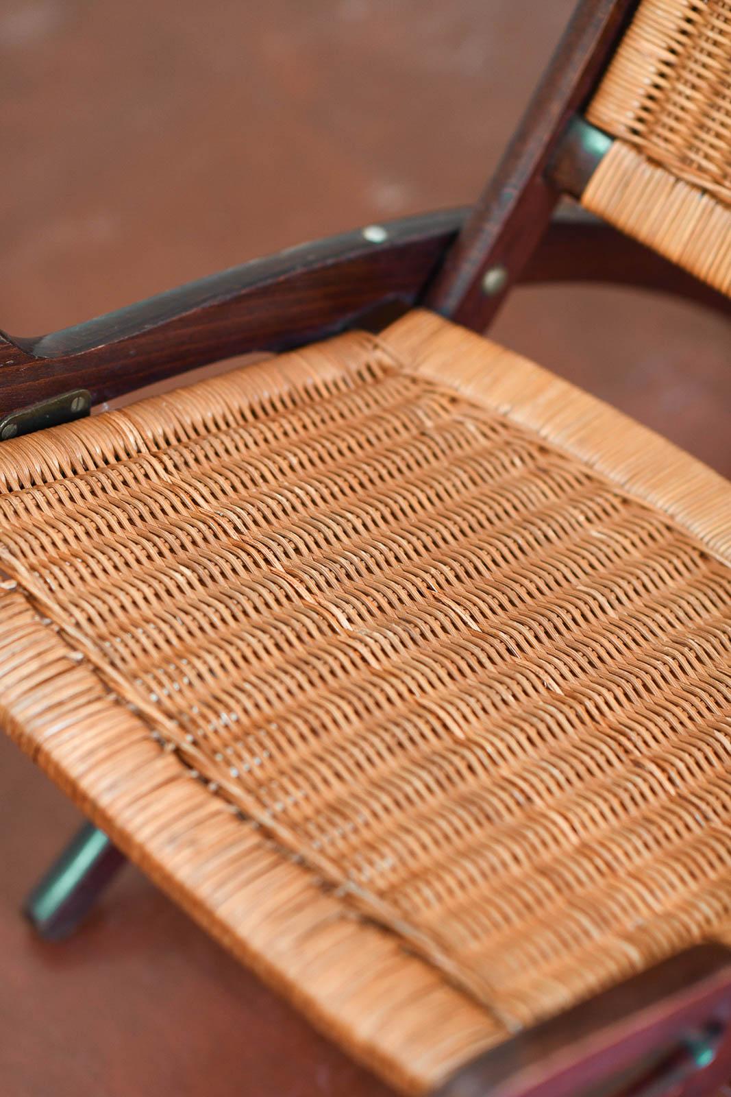Paire de fauteuils pliants Gio Ponti mod. Ninfea - prod. Fratelli Reguitti, années 1950 en vente 4