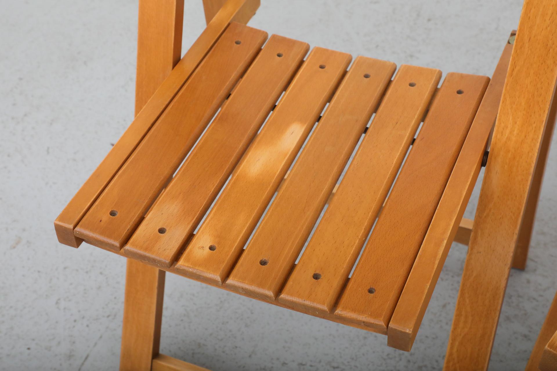 Pair of Folding Chairs by Aldo Jacober for Alberto Bazzani 5