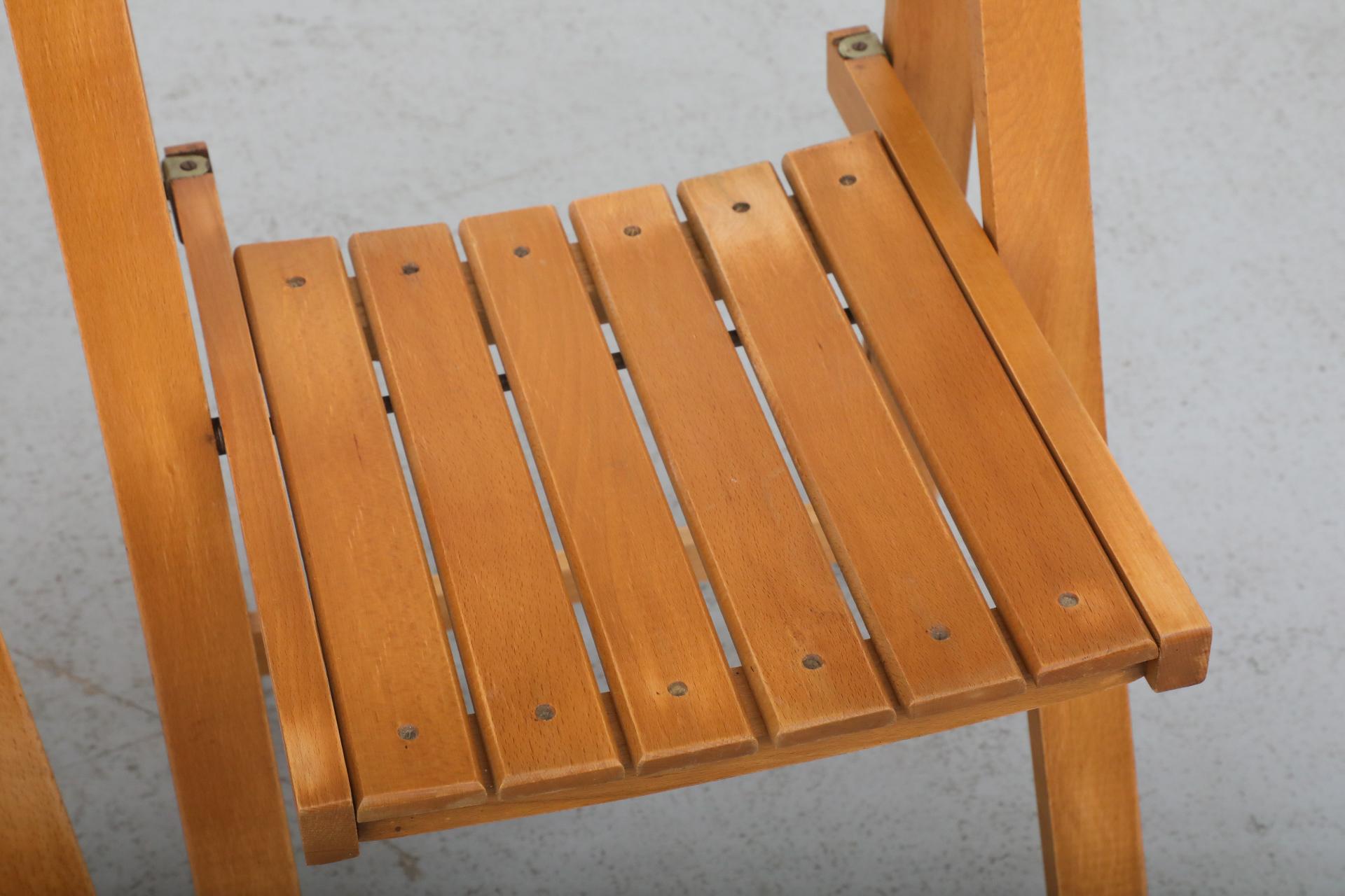 Pair of Folding Chairs by Aldo Jacober for Alberto Bazzani 6