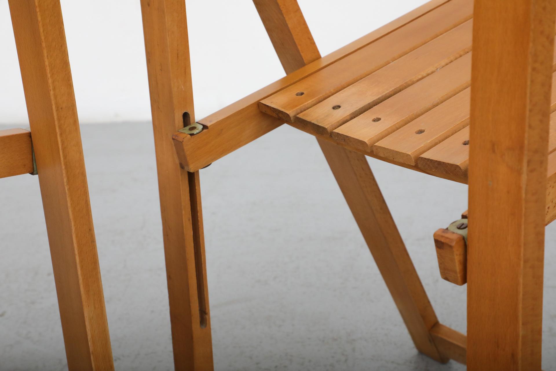 Pair of Folding Chairs by Aldo Jacober for Alberto Bazzani 8