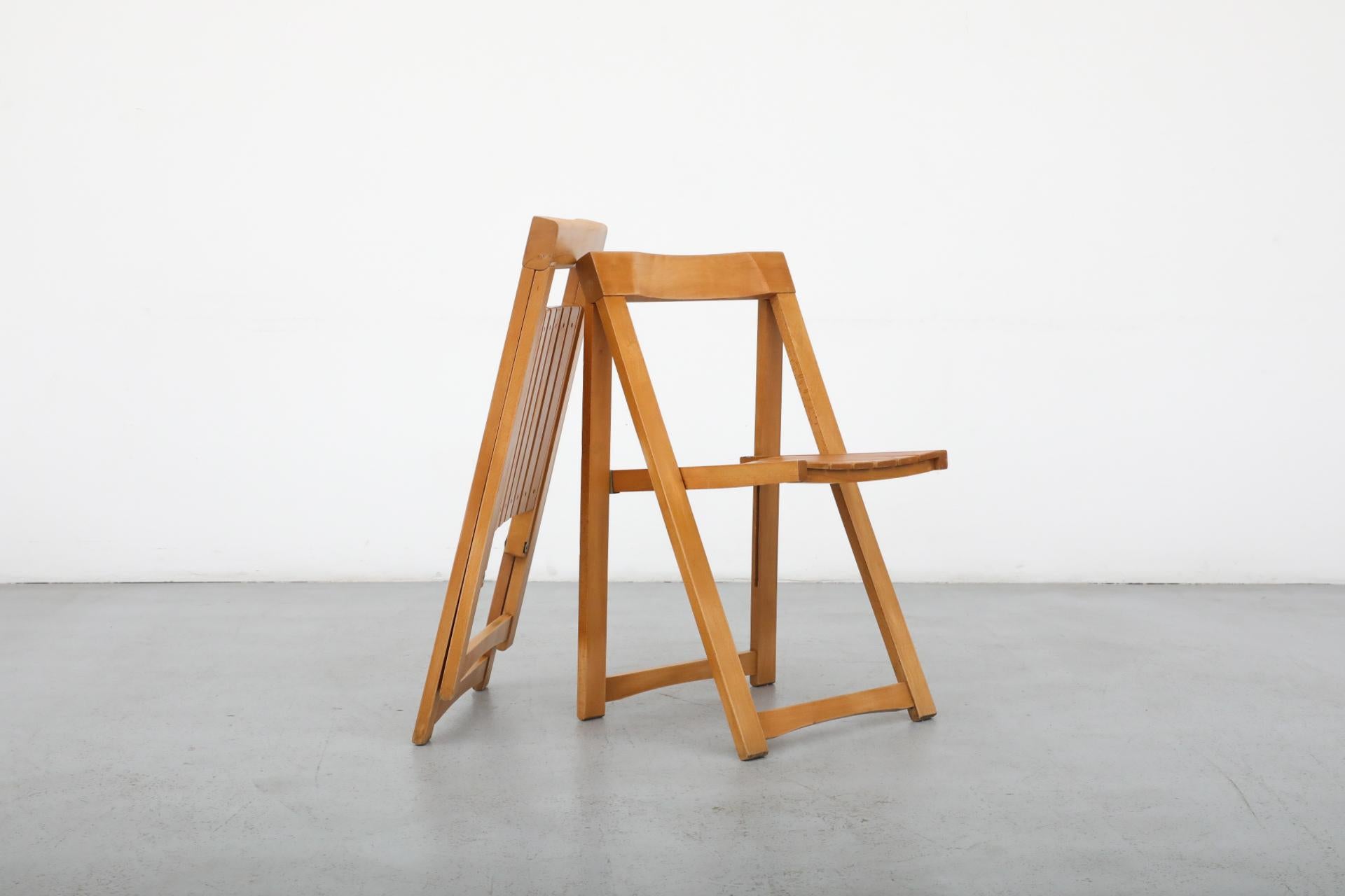 Pair of Folding Chairs by Aldo Jacober for Alberto Bazzani 13