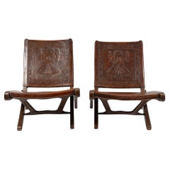 Pair of Folding Chairs by Angel Pazmino, 1960