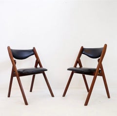 Pair of Folding Chairs by Coronet for Norquist, USA, c. 1960s
