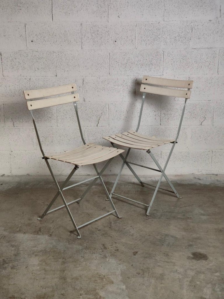 2 Celestina chairs by Marco Zanuso for Zanotta, 1978, 1990s. Famous leather folding chairs with a high quality finish.
Marco Zanuso (Milan, May 14, 1916 - Milan, July 11, 2001) was an Italian architect, designer, urban planner and academic. He is
