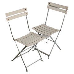 Pair of Folding Chairs Celestina 70s, 80s by Marco Zanuso for Zanotta, Italy