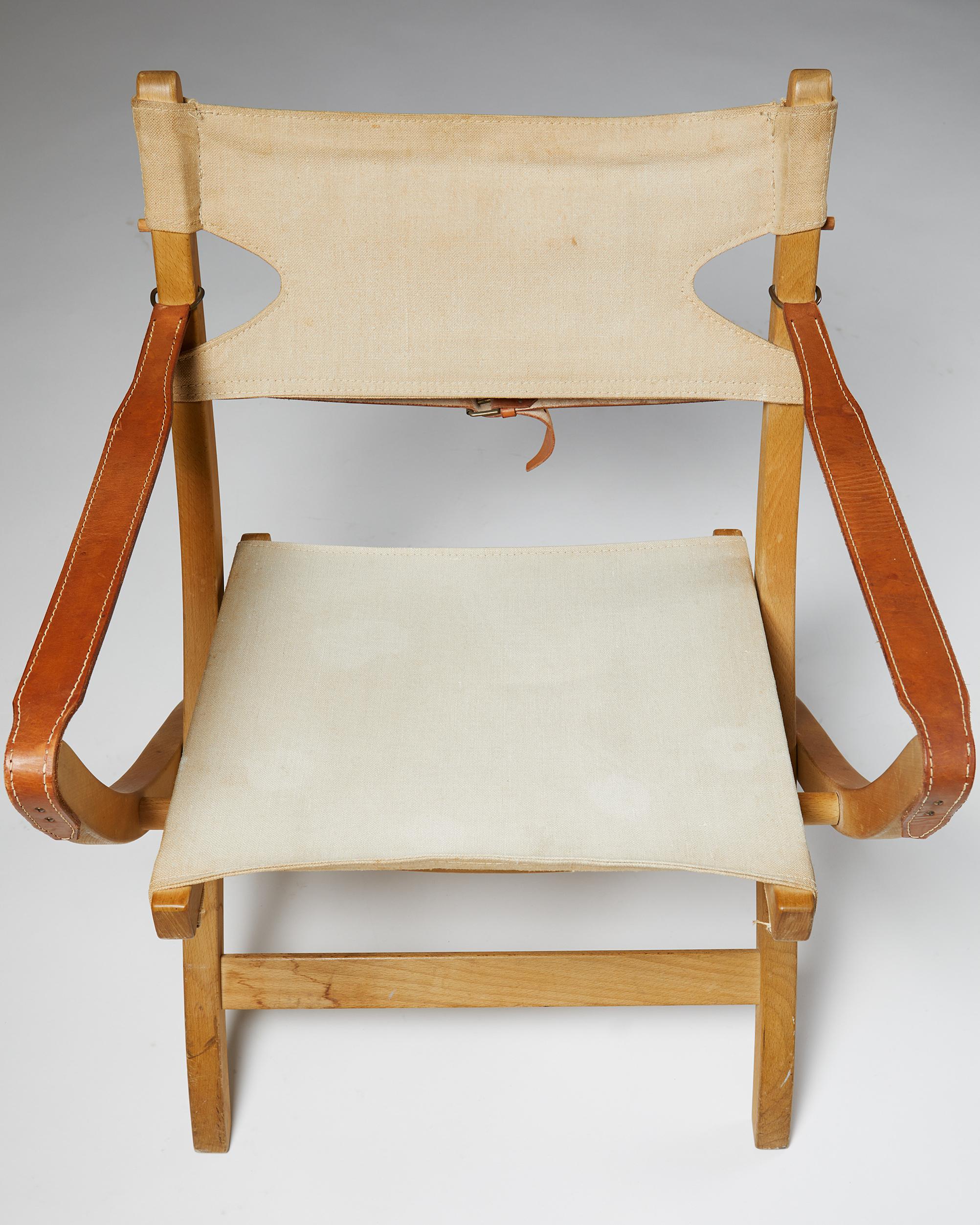 Pair of Folding Chairs Designed by Poul Hundevad for Vamdrup 3
