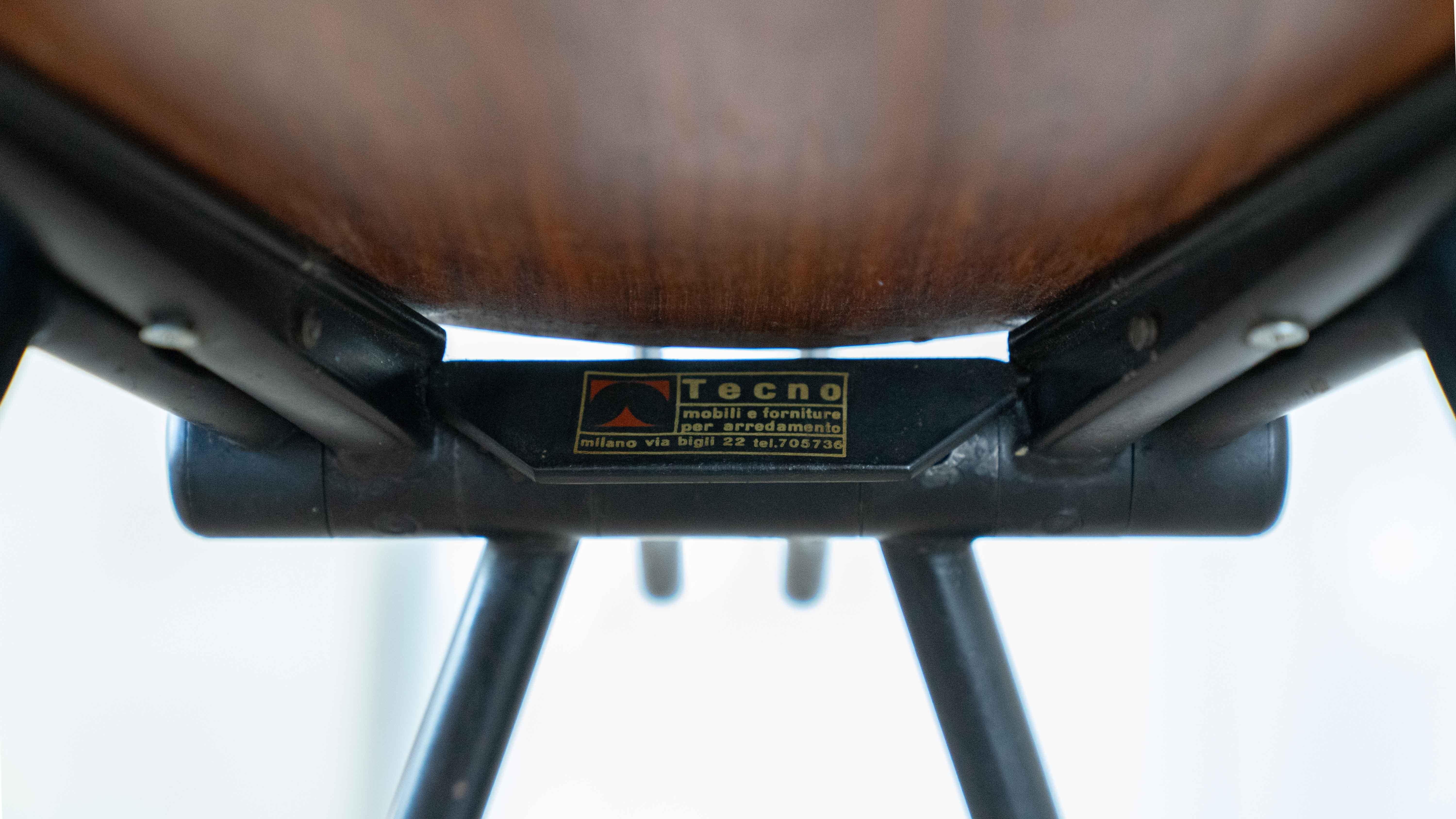 Paire de chaises pliantes S88 d'Osvaldo Borsani pour Tecno, Italie en vente 7