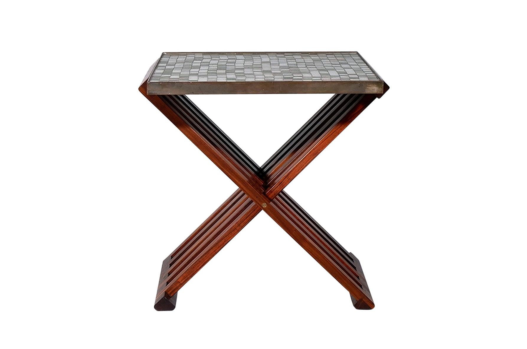 collapsible side table