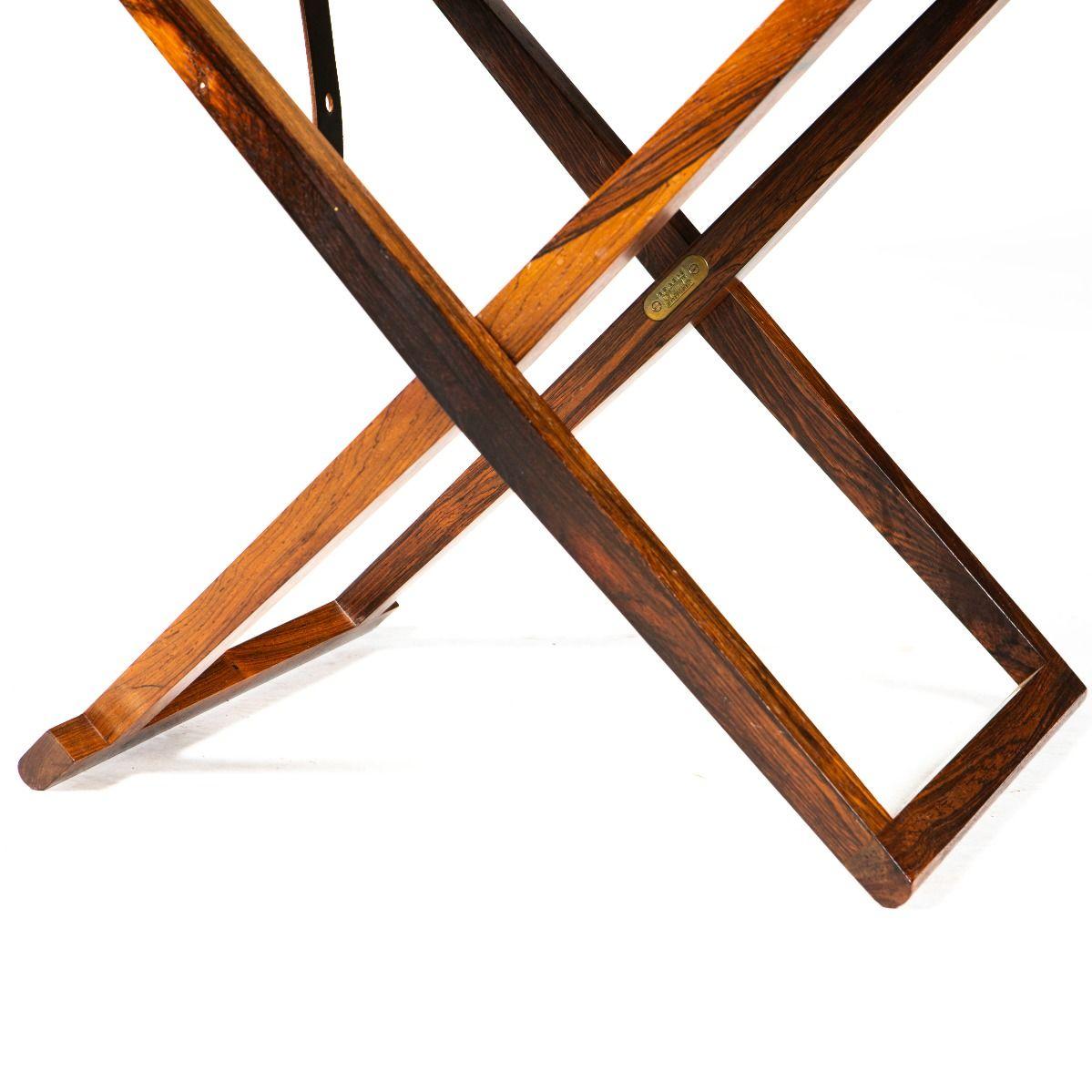 Pair of Folding Stools by Mogens Koch for Interna im Angebot 3