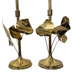 Pair of Foliage Lamps