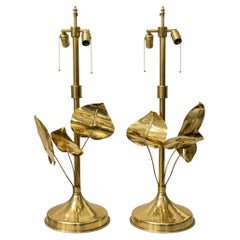 Pair of Foliage Lamps