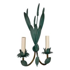 Paire d'appliques Foliage Wheat