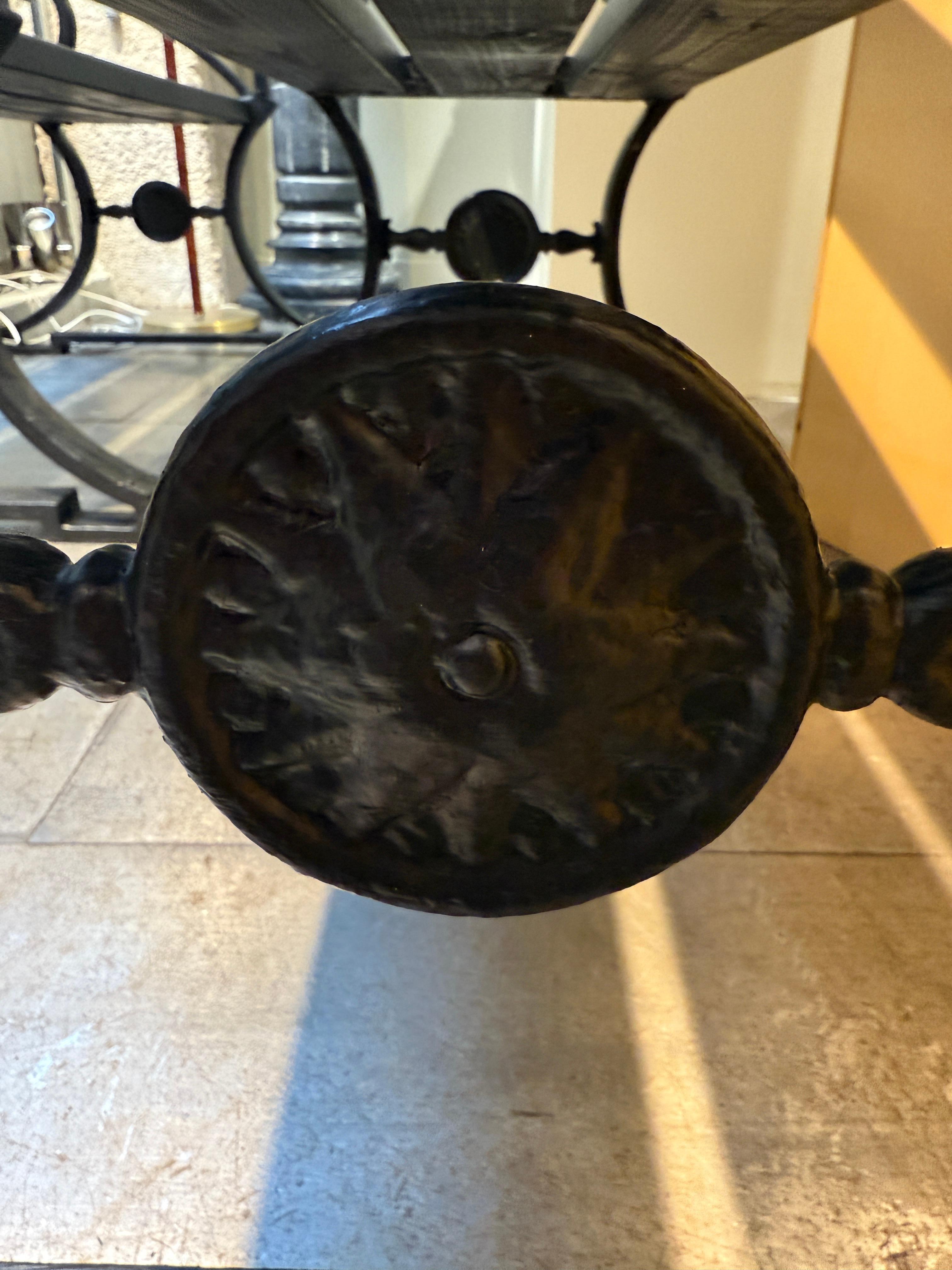 Svedese Coppia di panche in ghisa Folke Bensow Svezia 1920 in vendita