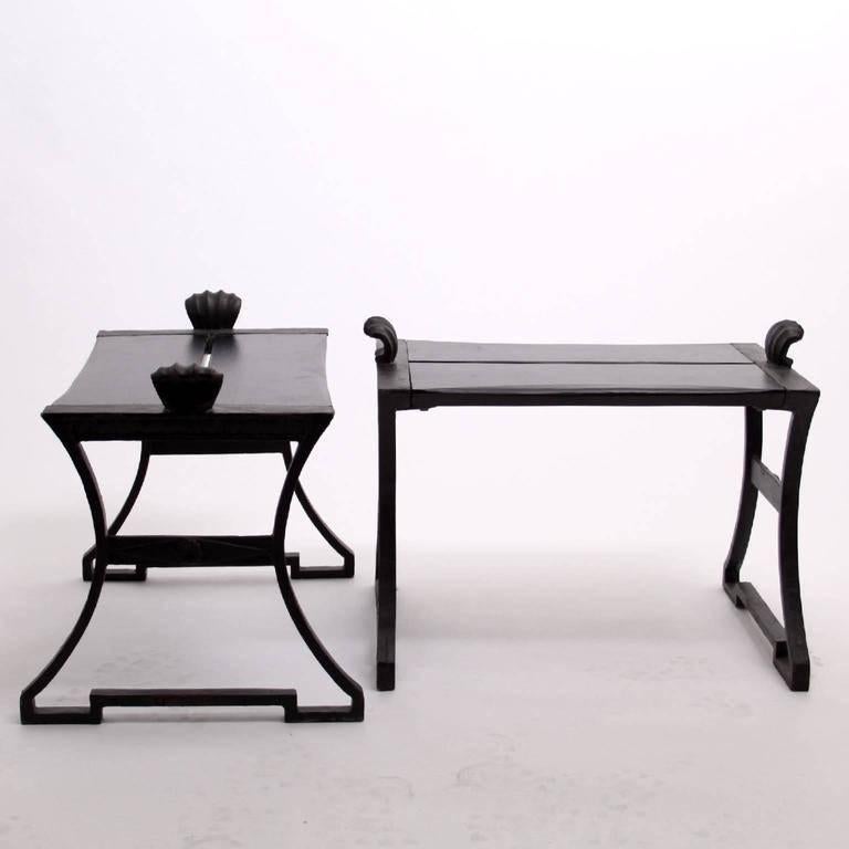 Folke Bensow - Scandinavian Modern

A beautiful pair of benches (Park Bench No. 1) designed by Folke Bensow, Sweden, 1920s. 

The benches are painted cast iron and wood (black). The benches has patina from having being used in a garden. The