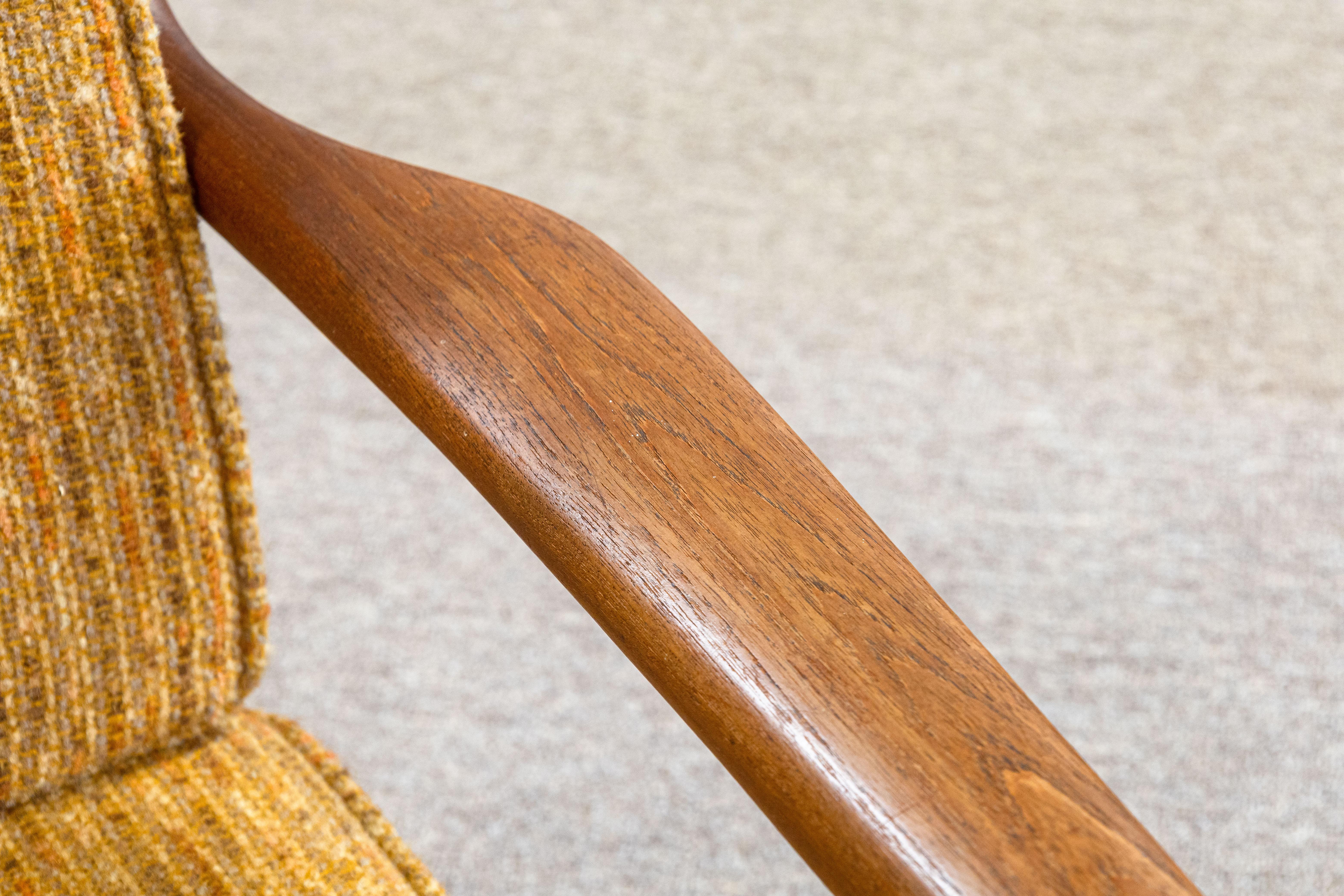 Paire de chaises longues en teck Folke Ohlssen pour Dux USA 75 Vintage By 1960s Bon état - En vente à Keego Harbor, MI