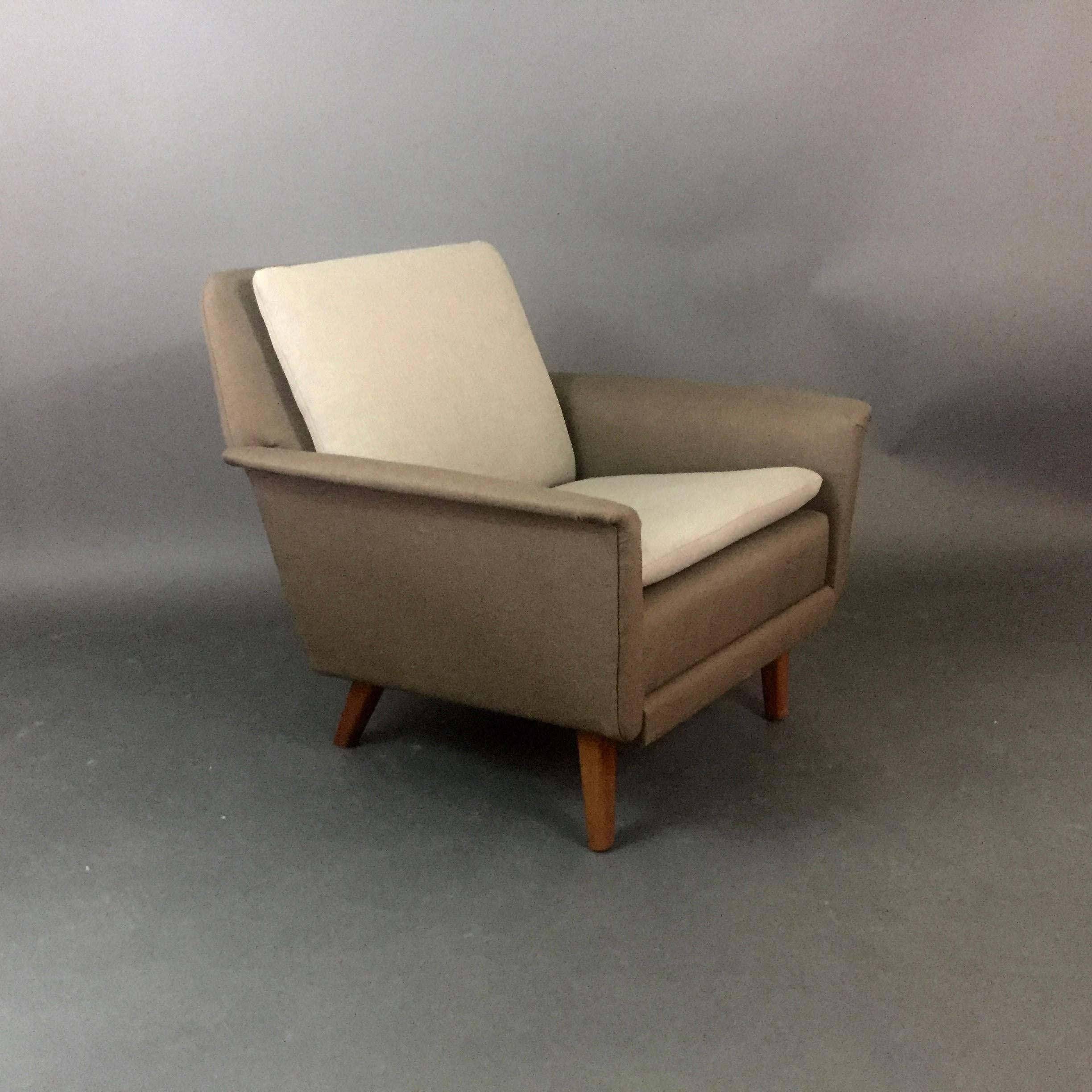 Danish Pair of Folke Ohlsson Lounge Chairs, Denmark, 1960s For Sale