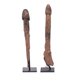 Pair of Fon Legba Phalluses, 19th Century