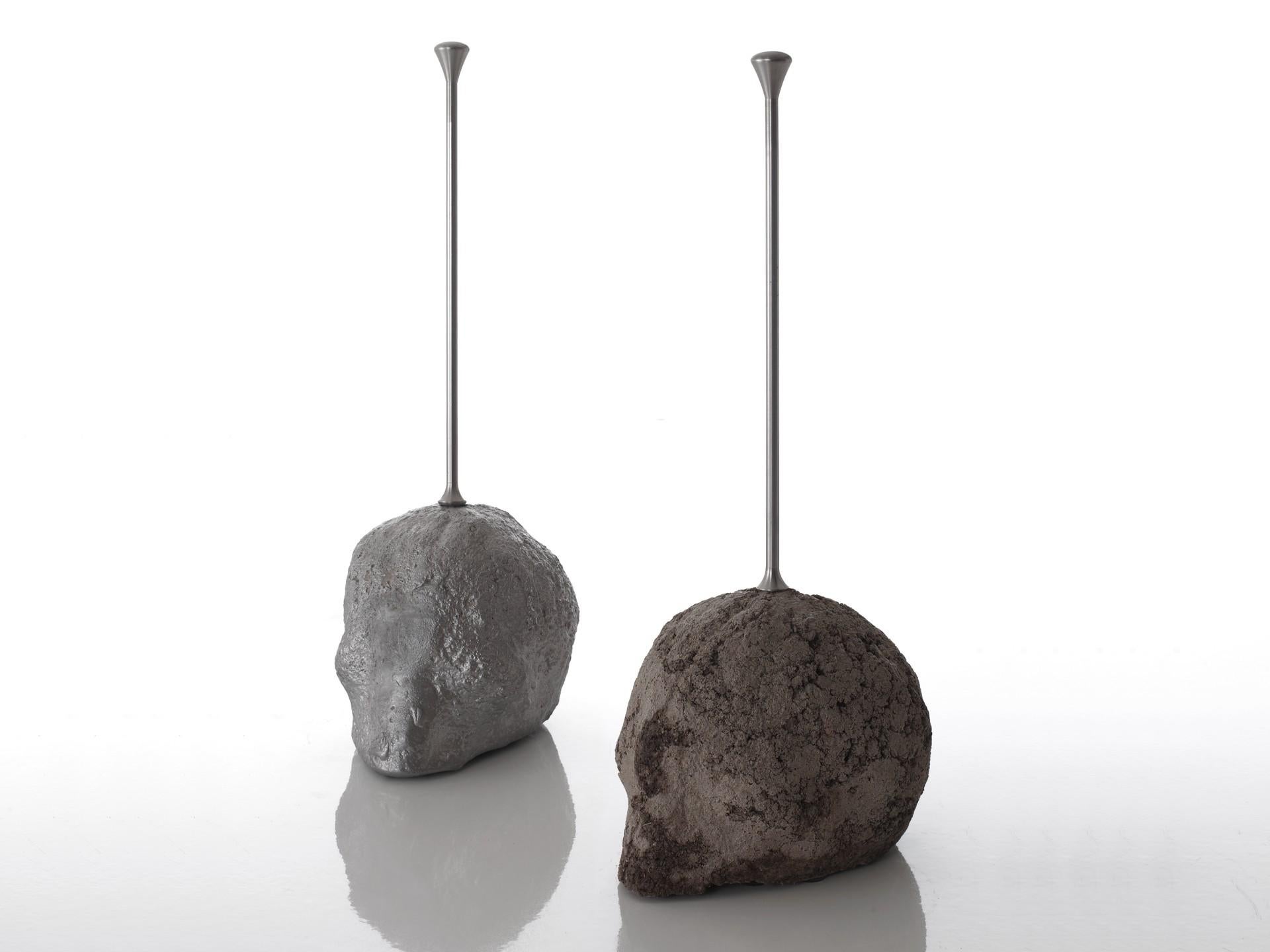 Pair of Fondamenta Sculptures by Imperfettolab
Limited Edition
Dimensions: 22 x 16 x H 58
Materials: Aluminum, Resin



Imperfetto Lab
Who we are ? We are a family.
Verter Turroni, Emanuela Ravelli and our children Elia, Margherita and