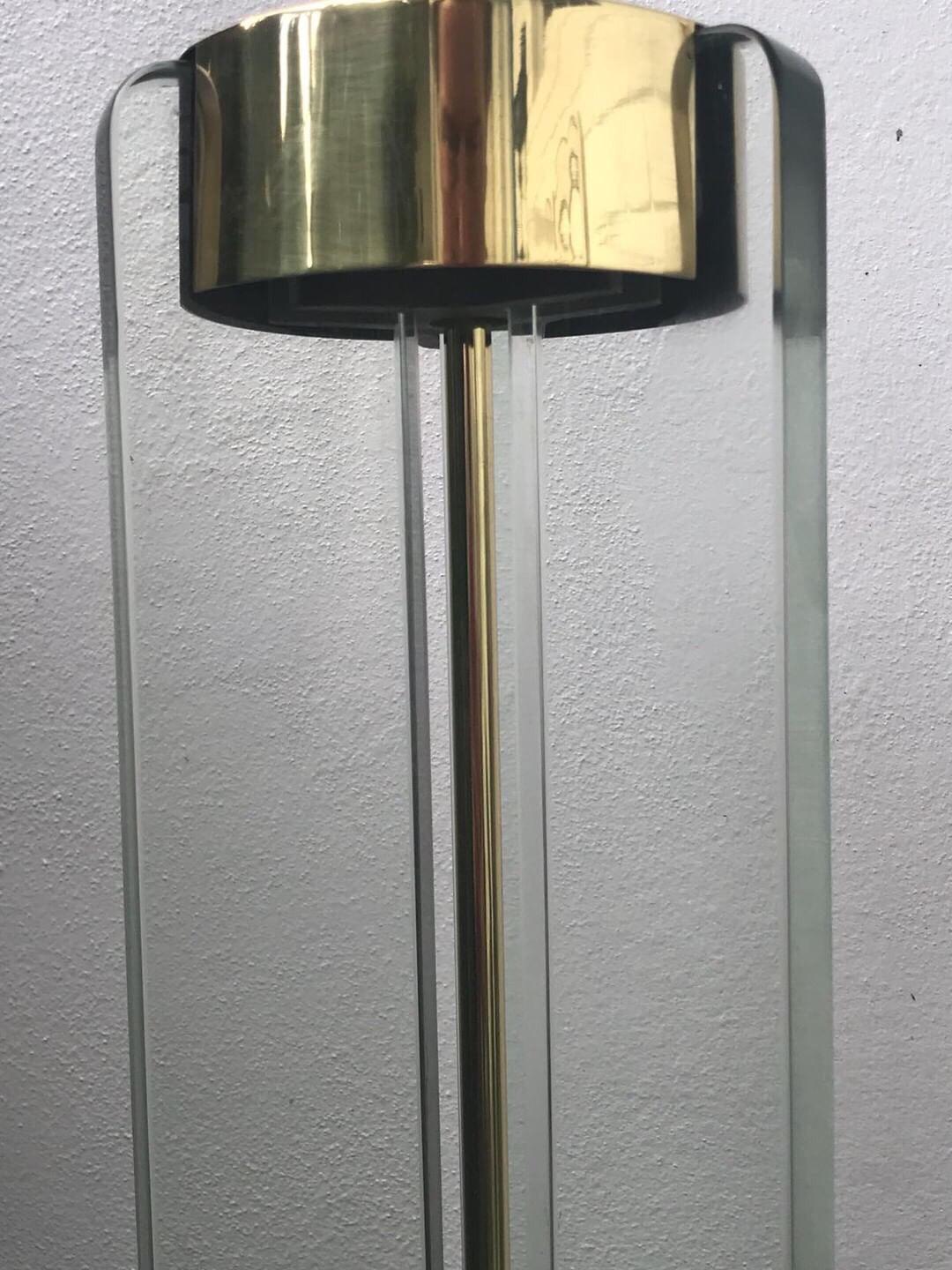 Mid-Century Modern Pair of Fontana Arte Lamps by Max Ingrand