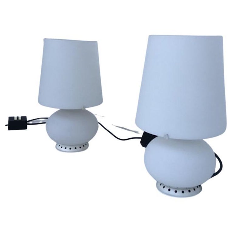Pair of "Fontana piccola" lamps (1853) by Max Ingrand for Fontana Arte - Italy For Sale