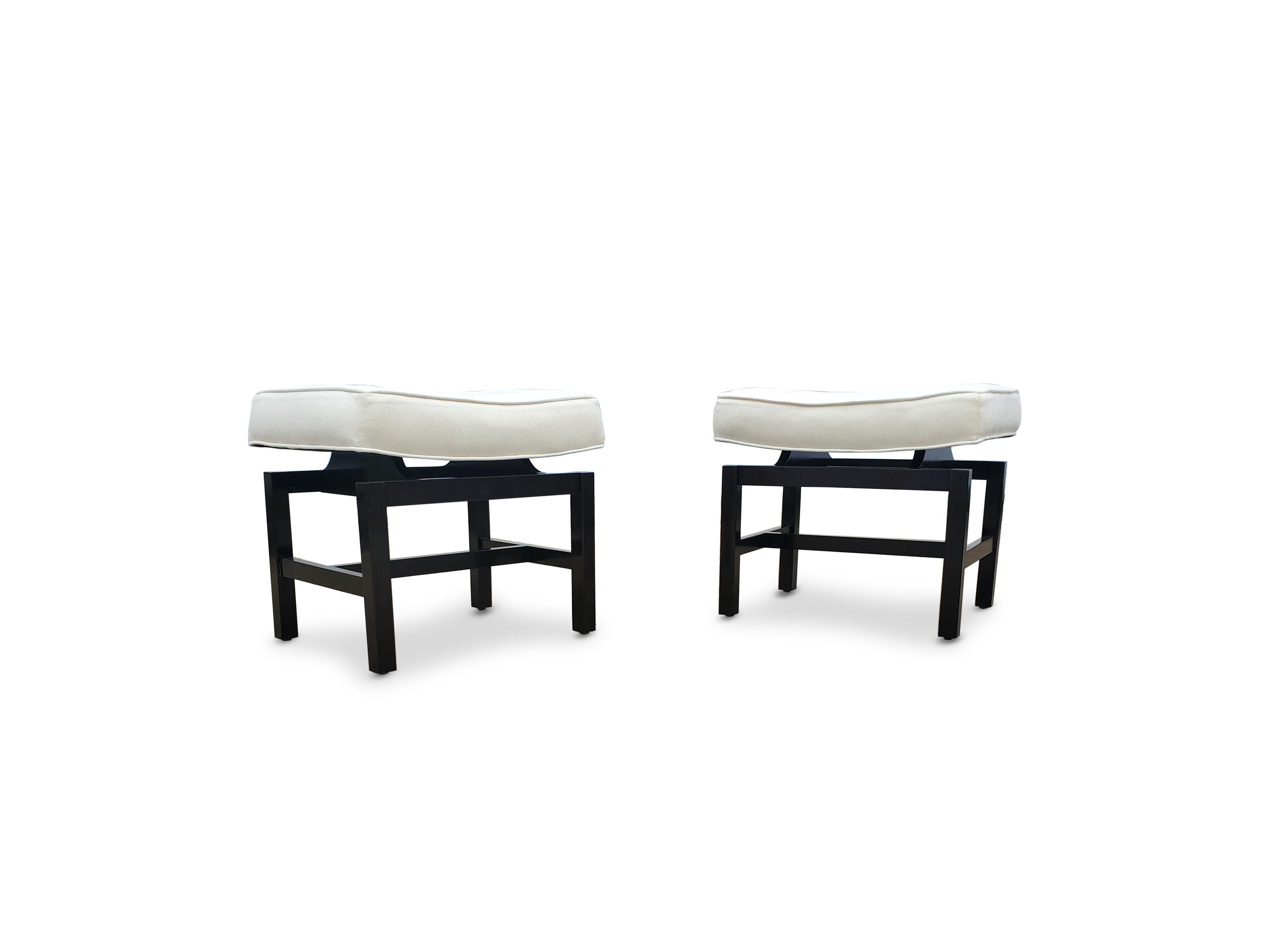 American Pair of Footstools by Jens Risom