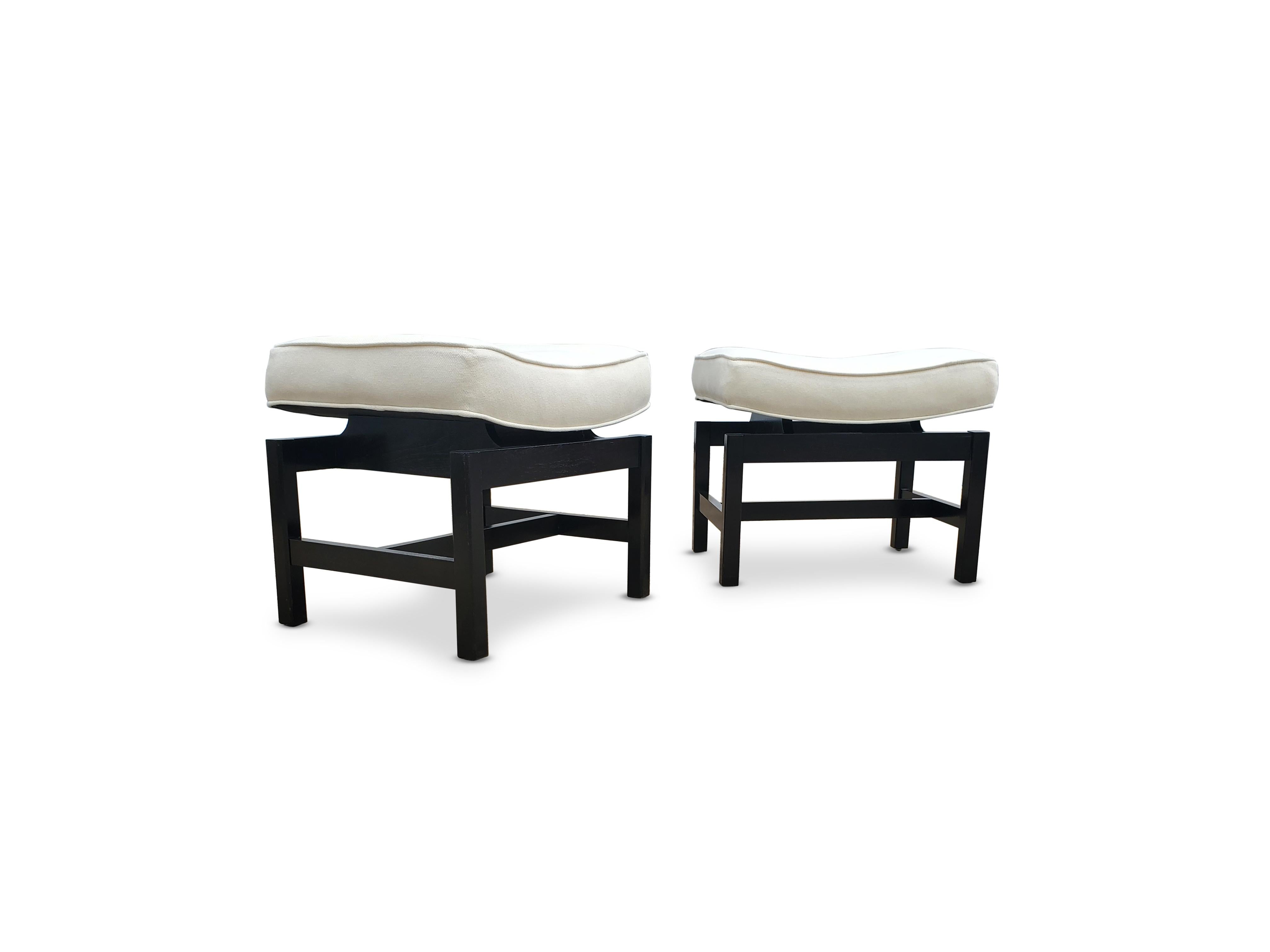 20th Century Pair of Footstools by Jens Risom