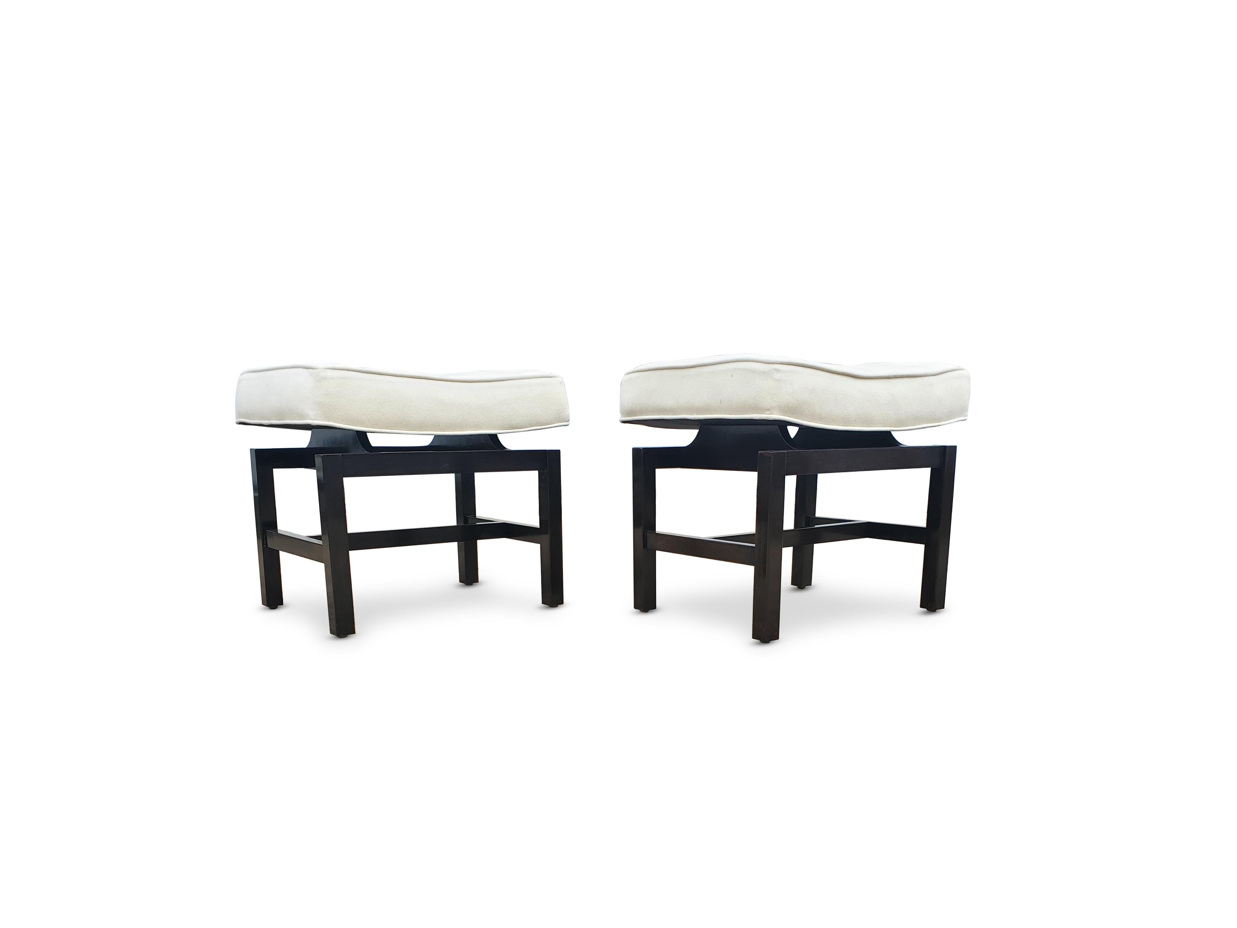 Pair of Footstools by Jens Risom 1