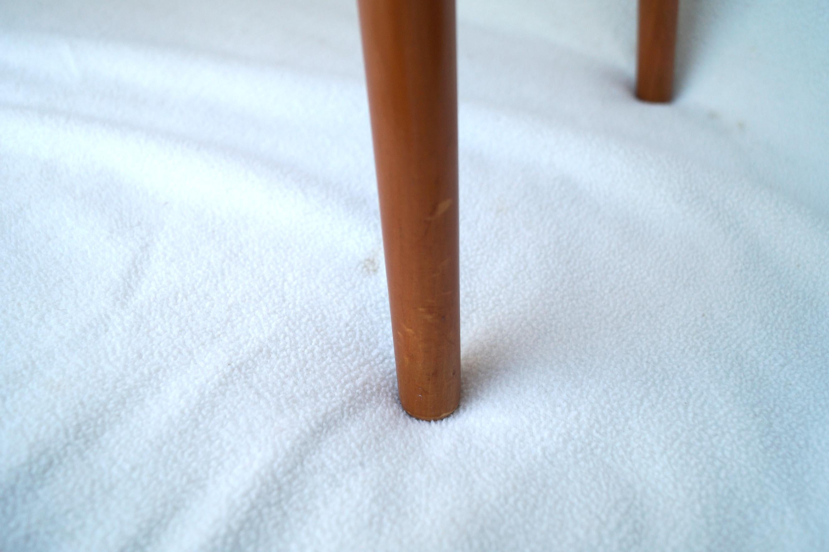 Pareja de taburetes Hans J. Wegner Papá Oso Estilo Otomano en venta 2