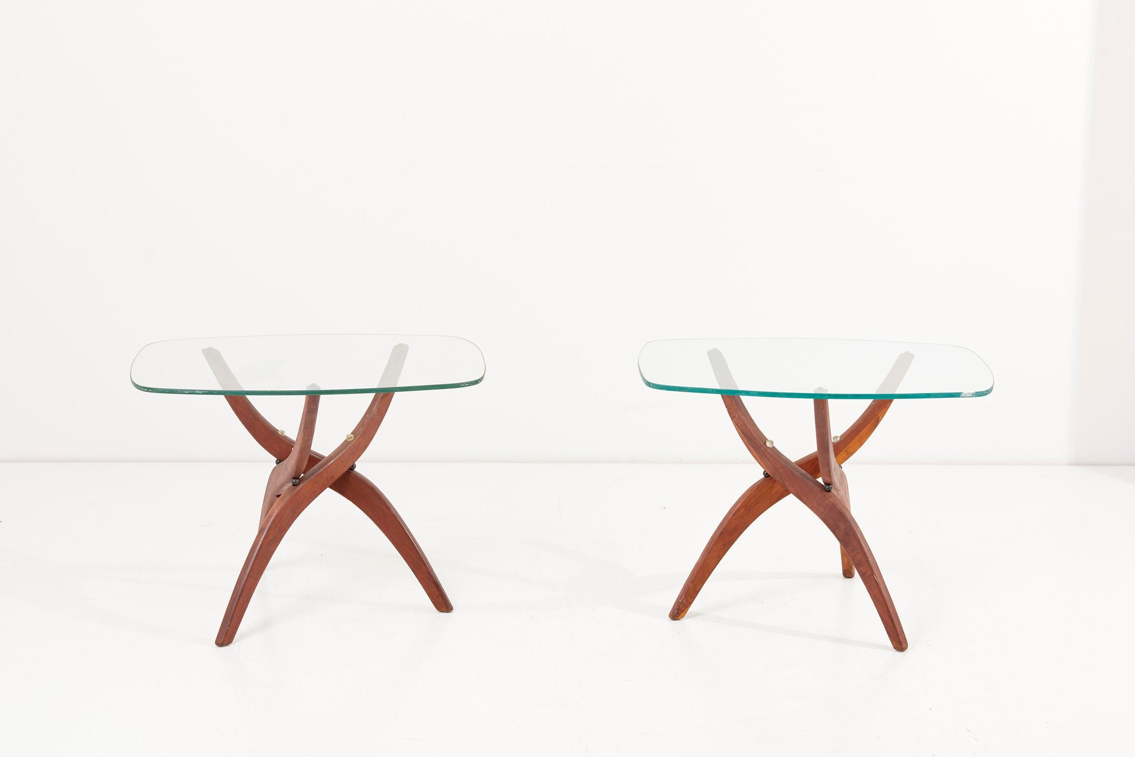 Mid-Century Modern Pair of Forest Wilson Side Tables, USA, 1960s