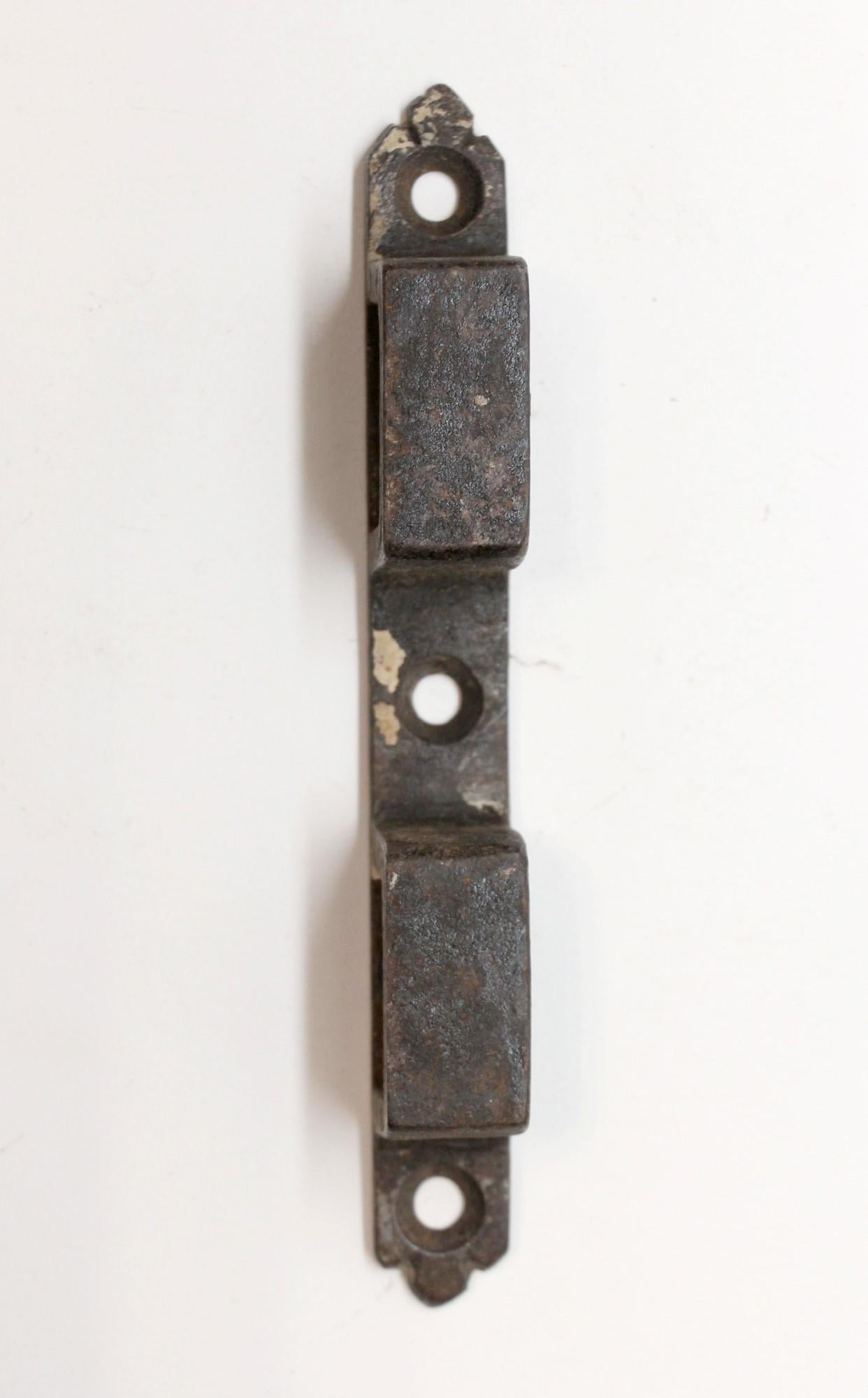Pair Forged Iron Door / Gate Slide Bolts by Samuel Yellin Early 20th Century For Sale 4