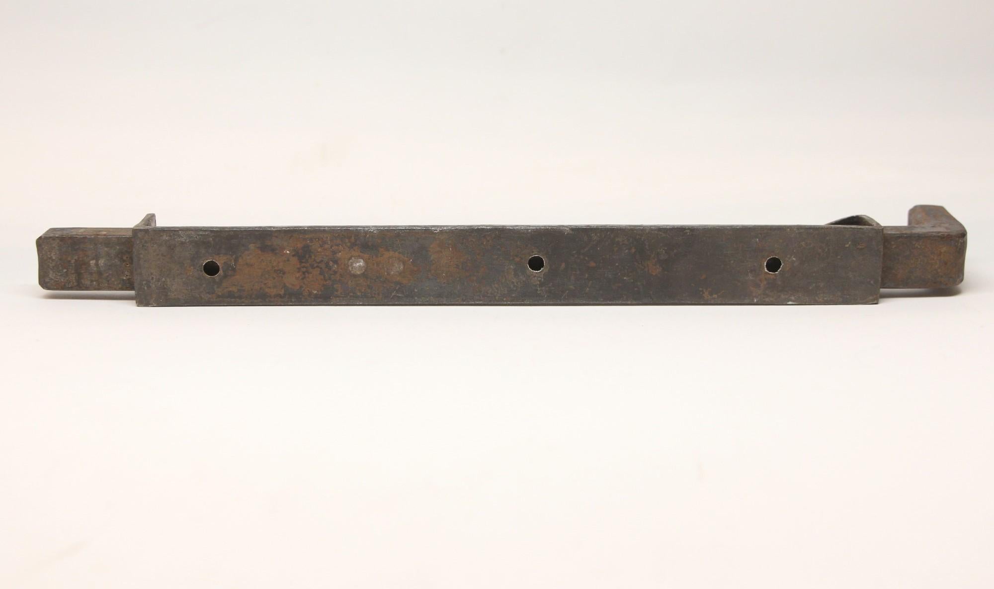 Pair Forged Iron Door / Gate Slide Bolts by Samuel Yellin Early 20th Century For Sale 3