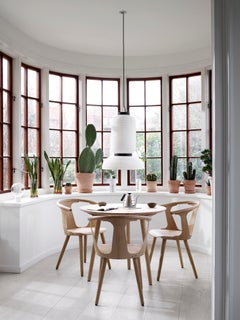 Pair of Formakami JH3, Ivory White, Pendant by Jaime Hayon for &Tradition