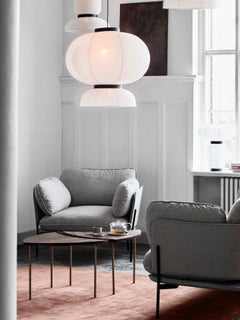 Pair of Formakami JH4, Ivory White, Pendant by Jaime Hayon for &Tradition