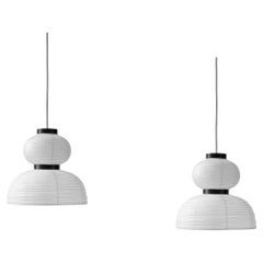 Coppia di ciondoli Formakami JH4, bianco avorio, di Jaime Hayon per &Tradition