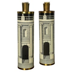 Pair of Fornasetti Architecture Lamps