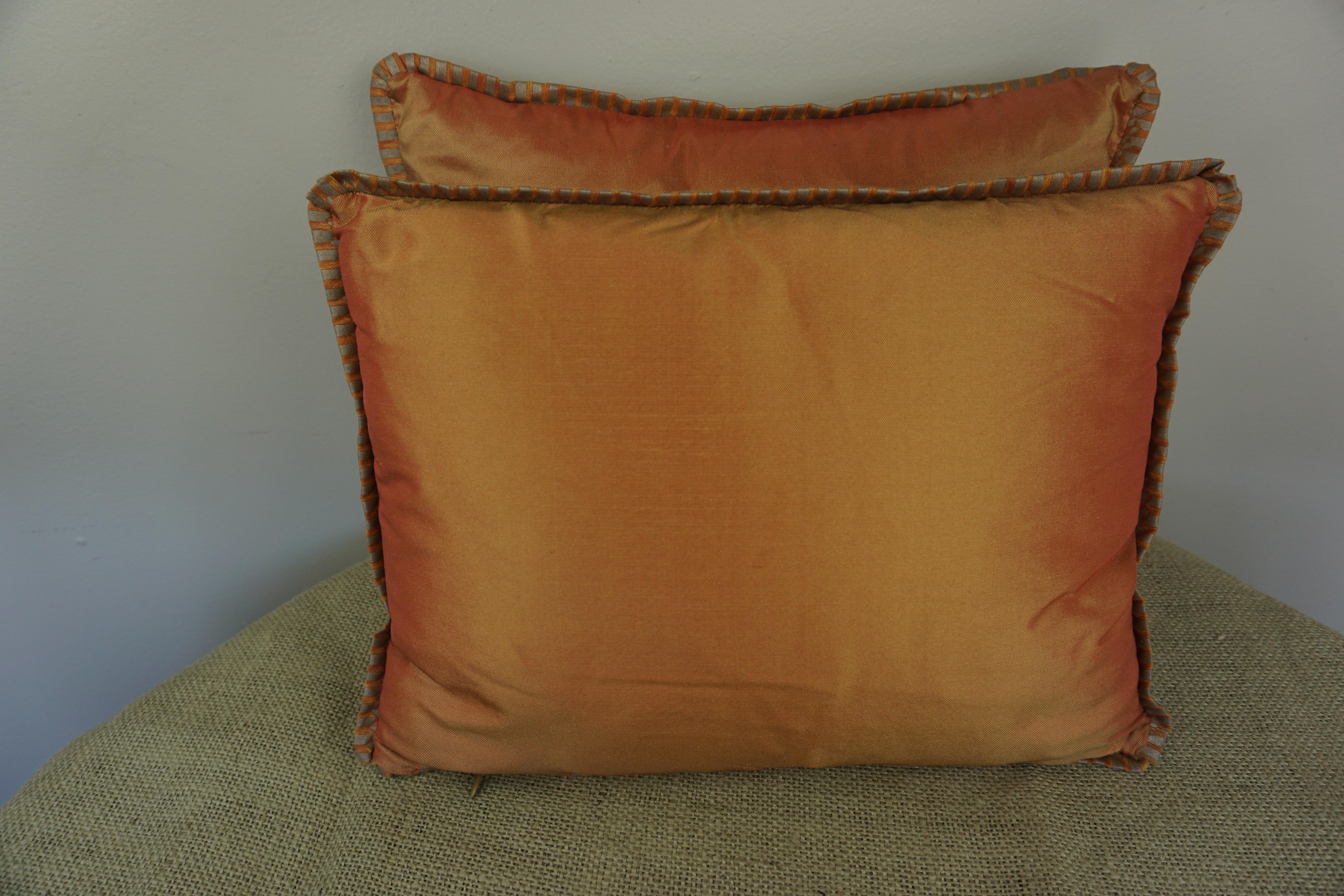 Baroque Pair of Fortuny Accent Pillows