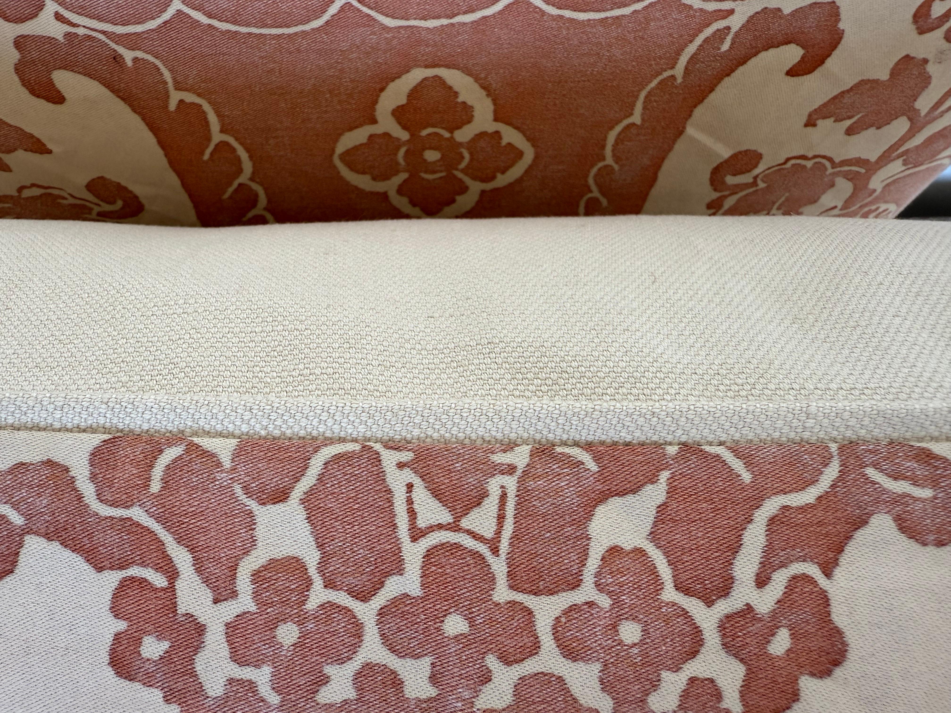 Pair of Fortuny “Carnavalet” Pillows with Custom Linen Backs For Sale 2