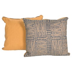 Pair of Fortuny Cushions with Rare Melilla Pattern by David Duncan Studio