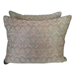 Pair of Fortuny "Delfino" Patterned Pillows
