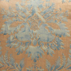 Pair of Fortuny Fabric Cushions in the Glicine Pattern