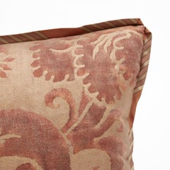 Pair of Fortuny Fabric Cushions in the Glicine Pattern