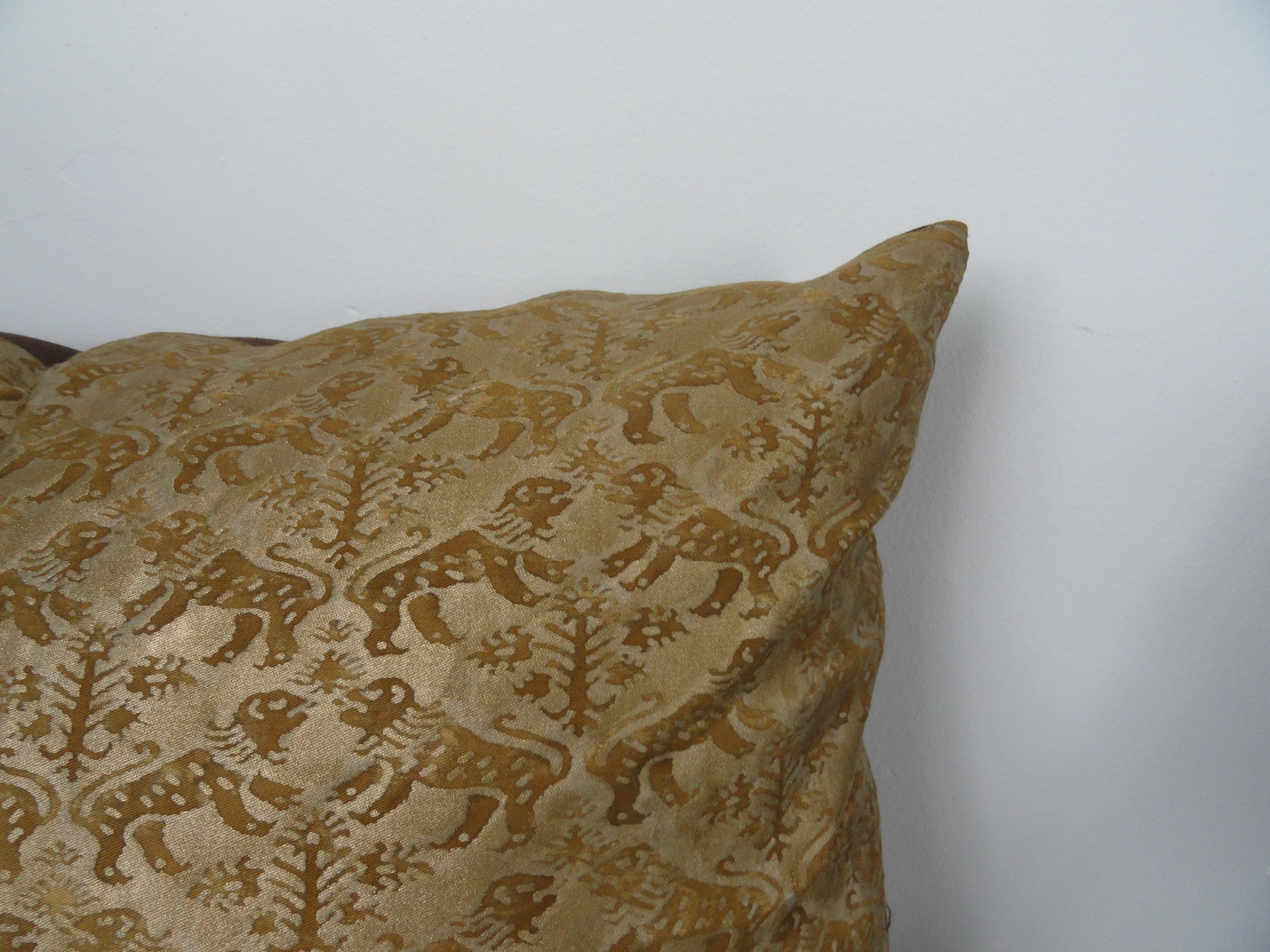 American Pair of Fortuny Pillows For Sale