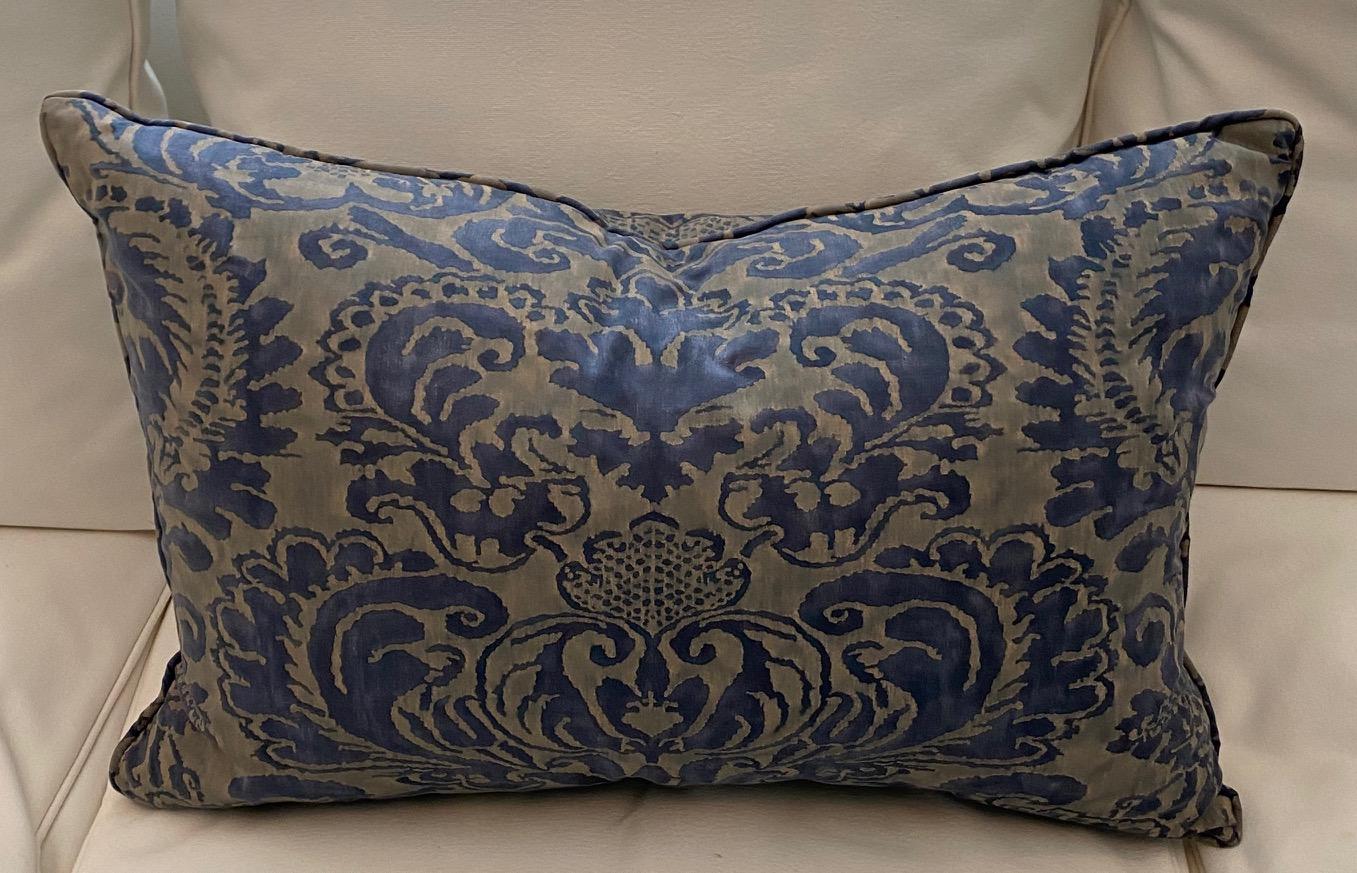 Baroque Pair of Fortuny Rectangular Cushions in the 