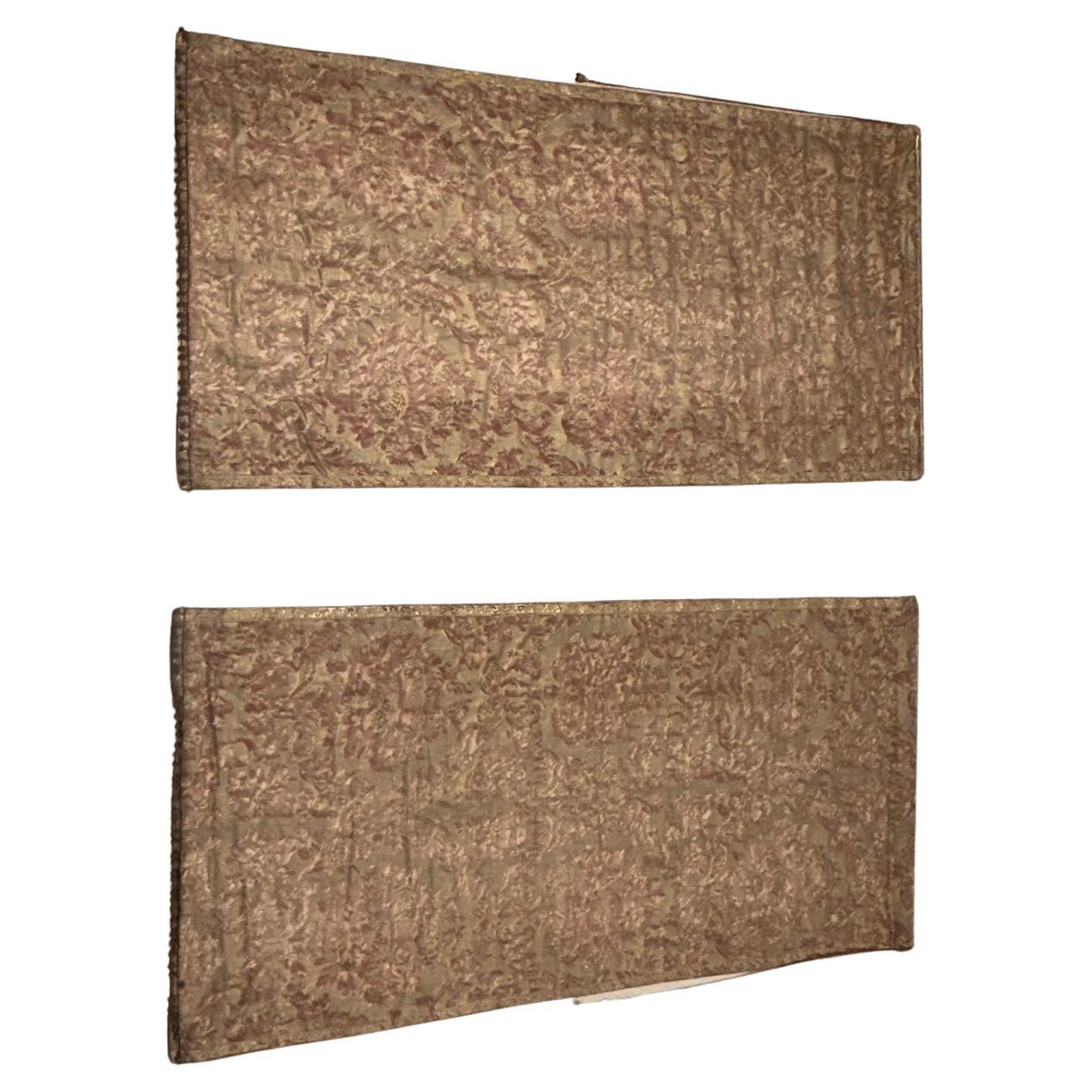 Pair of Fortuny Roman Shades (84″ x 42″) For Sale