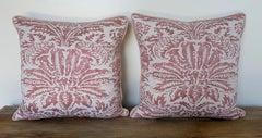 Pair of Fortuny-Style Textiles Pillows